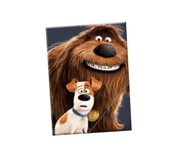 Huisdiergeheimen bewaarmap met elastieken