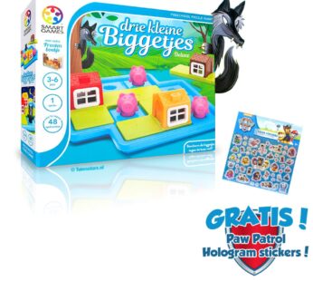 Spel Drie Kleine Biggetjes – Gratis Hologramstickers
