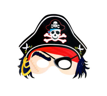 Piratenmaskers ( 6 stuks )