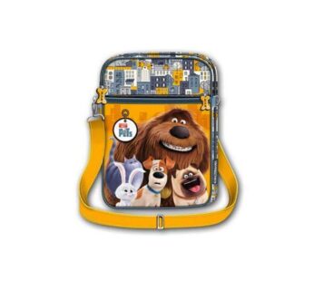 Huisdiergeheimen gele schoudertas