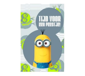 Minions 6 feest uitnodigingen Kevin