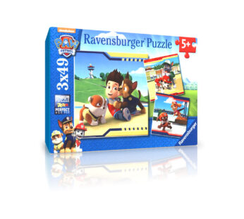 Paw Patrol Puzzel – Hoofdkwartier 3×49 Stukjes