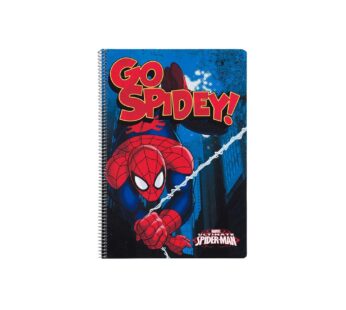 Spiderman Schrift A4 Ruitjes Go Spidey