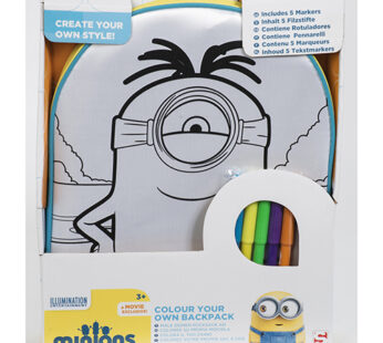 Kleur je eigen Minions rugzak