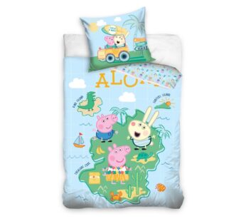 Peppa Pig Dekbedovertrek – Aloha 140×200 cm