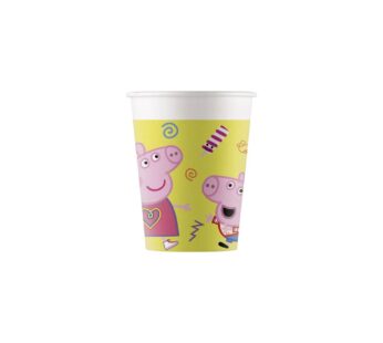 Peppa Pig Kartonnen bekers (8 stuks)