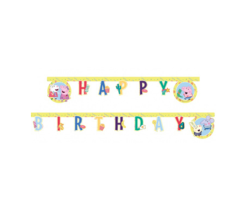 Peppa Pig Letterslinger Happy Birthday