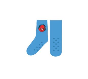 Spiderman Fleece Sokken lichtblauw