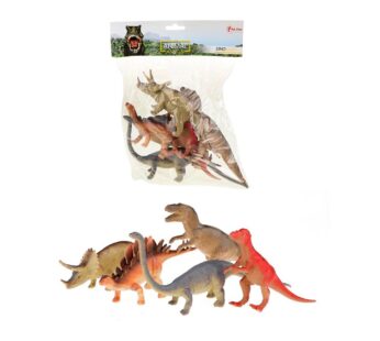 Dinosaurussen Deluxe in zak 5 stuks