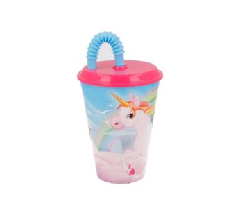 Unicorn Drinkbeker met deksel (430 ml)
