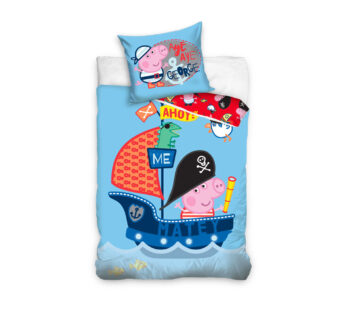 Peppa Pig Dekbedovertrek – Ahoy 160×200 cm