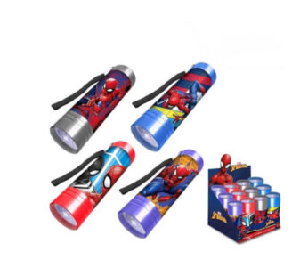 Spiderman LED Zaklamp Aluminium