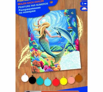 Genummerd schilderen – Zeemeermin