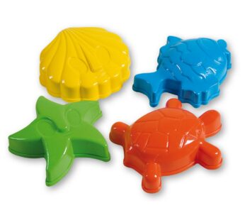 Zandvormen Vierdelig