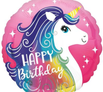 Unicorn Verjaardagsballon