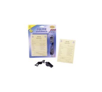 Politie – Bonnenboekje Met Fluit