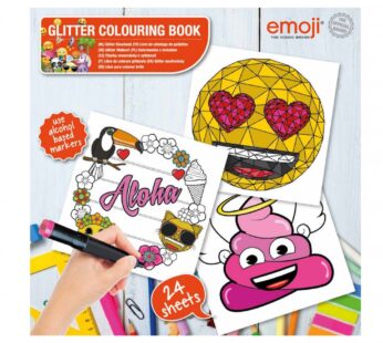 Emoji Glitter Kleurboek