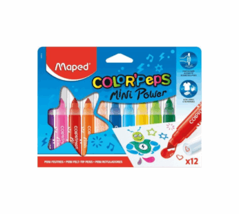 Maped Color’Peps Mini Power Stiften 12 Kleuren