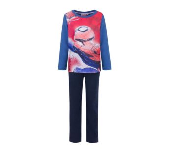 Spiderman Pyjama Fleece Blauw