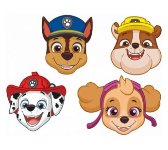 Paw Patrol Feestmaskers (8 stuks)