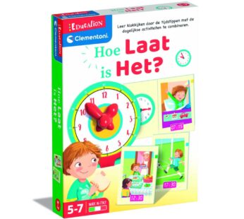 Clementoni leren klok kijken