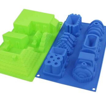 Bakvorm Trein/Huis Siliconen