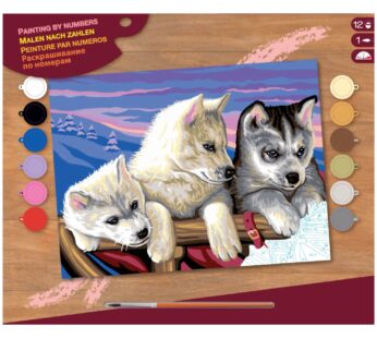 Schilderen Op Nummer – Huskies