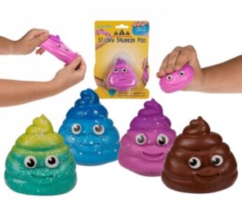 Sticky Squeeze Poo Assorti