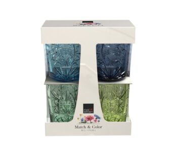 Royal Leerdam: Match & Color Glazen – Blauw/Groen