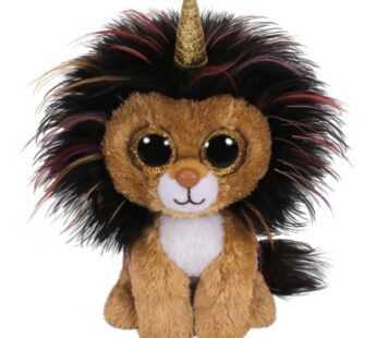 Ty Beanie Boo Leeuw met Hoorn Ramsey 15 cm