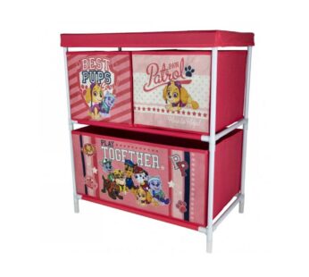 Paw Patrol Roze Opbergrek | Opbergkast | Opbergbox