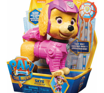 PAW Patrol – Interactief Missie Pup Skye-actiefiguur van 15 cm met geluiden